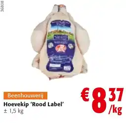 Colruyt Beenhouwerij Hoevekip 'Rood Label' aanbieding