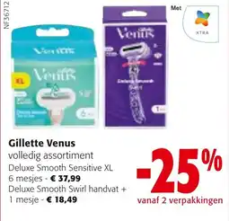 Colruyt Gillette Venus volledig assortiment aanbieding