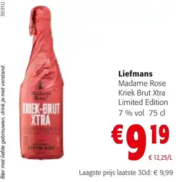 Colruyt Liefmans Madame Rose Kriek Brut Xtra aanbieding