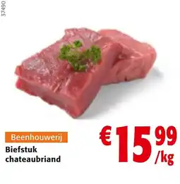 Colruyt Biefstuk chateaubriand aanbieding