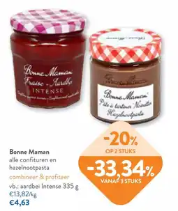 OKay Bonne Maman alle confituren en hazelnootpasta aanbieding