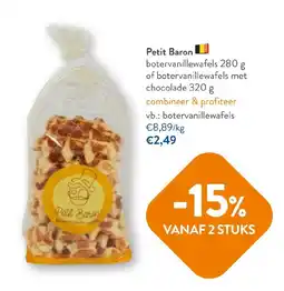 OKay Petit Baron botervanillewafels aanbieding