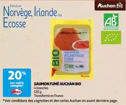Auchan saumon fumé auchan bio aanbieding