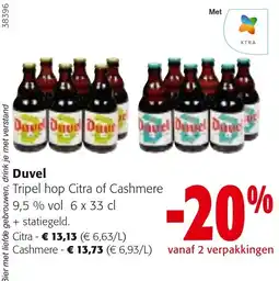 Colruyt Duvel Tripel hop aanbieding