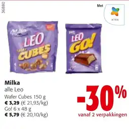 Colruyt Milka alle Leo aanbieding