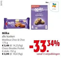 Colruyt Milka alle koeken aanbieding