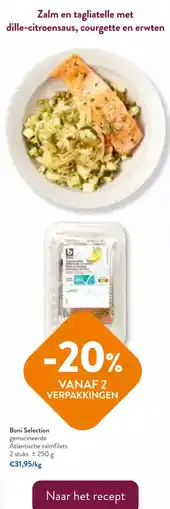 OKay Zalm en tagliatelle met dille-citroensaus, courgette en erwten aanbieding