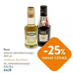 OKay Ponti witte of rode balsamicoazijn aanbieding