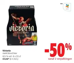 Colruyt Victoria sterk blond bier aanbieding