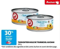 Auchan thon entier huile de tournesol auchan aanbieding