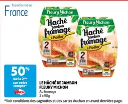 Auchan le haché de jambon fleury michon aanbieding