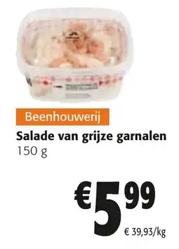Colruyt Salade van grije garnalen aanbieding