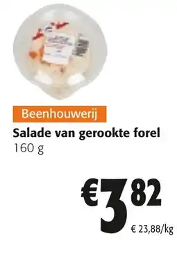 Colruyt Salade van gerookte forel aanbieding