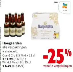 Colruyt Hoegaarden alle verpakkingen aanbieding