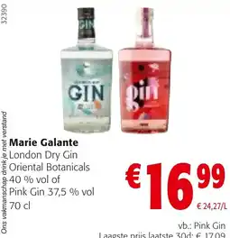 Colruyt Marie Galante gin aanbieding