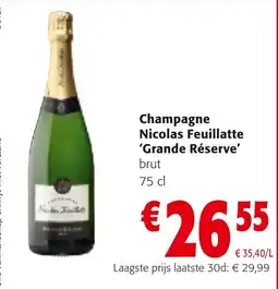 Colruyt Champagne Nicolas Feuillatte 'Grande Réserve' brut aanbieding