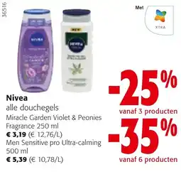 Colruyt Nivea alle douchegels aanbieding