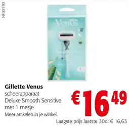 Colruyt Gillette Venus scheerapparaat Deluxe Smooth Sensitive aanbieding