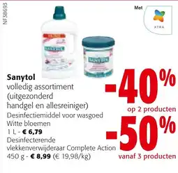 Colruyt Sanytol volledig assortiment aanbieding