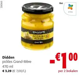 Colruyt Didden pickles Grand-Mère aanbieding