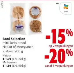 Colruyt Boni Selection mini Turks brood aanbieding