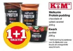 Spar Melkunie Protein pudding aanbieding