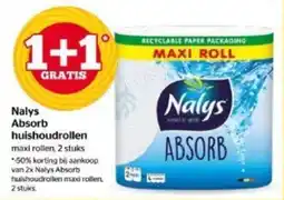 Spar Nalys Absorb huishoudrollen aanbieding