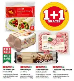 Spar Tortilla wraps aanbieding
