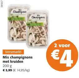Colruyt Mix champignons met kruiden aanbieding