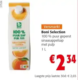 Colruyt Boni Selection sinaasappelsap aanbieding