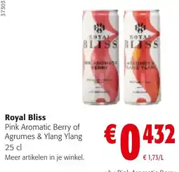 Colruyt Royal bliss pink aromatic berry of agrumes & ylang ylang aanbieding