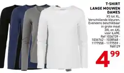 Trafic T-shirt lange mouwen dames aanbieding