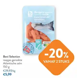OKay Boni Selection reepjes gerookte Atlantische zalm aanbieding