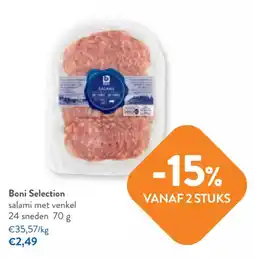OKay boni selection salami met venkel aanbieding