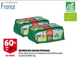 Auchan Beurre bio grand fermage aanbieding