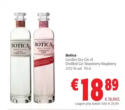 Colruyt Botica London Dry Gin aanbieding