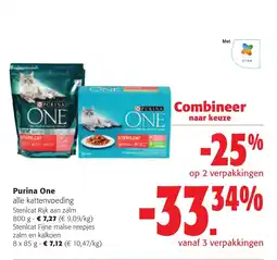 Colruyt Purina One alle kattenvoeding aanbieding
