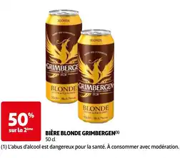 Auchan bière blonde grimbergen aanbieding