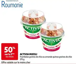 Auchan activia muesli aanbieding