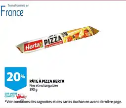 Auchan Pâte à pizza herta aanbieding