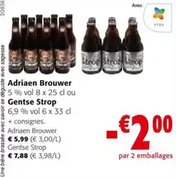 Colruyt Adriaen Brouwer Gentse Strop aanbieding