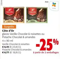 Colruyt Surgelés Côte d'Or aanbieding