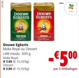 Colruyt Douwe Egberts café moulu aanbieding