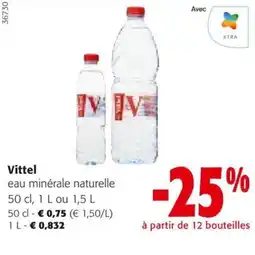 Colruyt Vittel eau minérale naturelle aanbieding