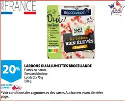 Auchan lardons ou allumettes broceliande aanbieding