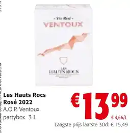 Colruyt Les Hauts Roc Rosé 2022 aanbieding