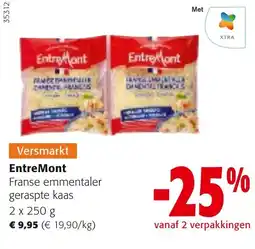 Colruyt Franse emmentaler geraspte kaas aanbieding
