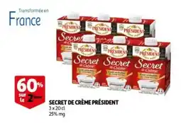 Auchan secret de crème président aanbieding