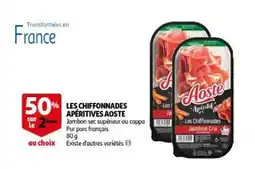 Auchan les chiffonnades apéritives aoste aanbieding