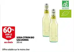 Auchan Soda citron bio galvanina aanbieding